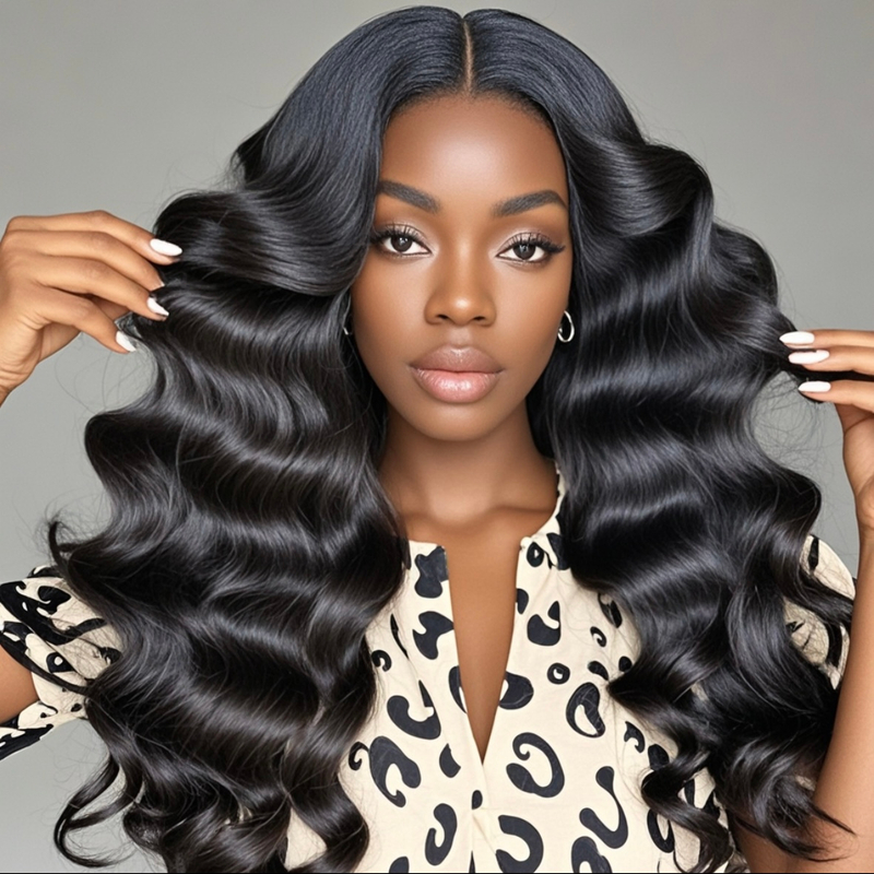 5*5 lace Glueless Full Lace Human Hair Wig,Lace Frontal Wig For Black Women