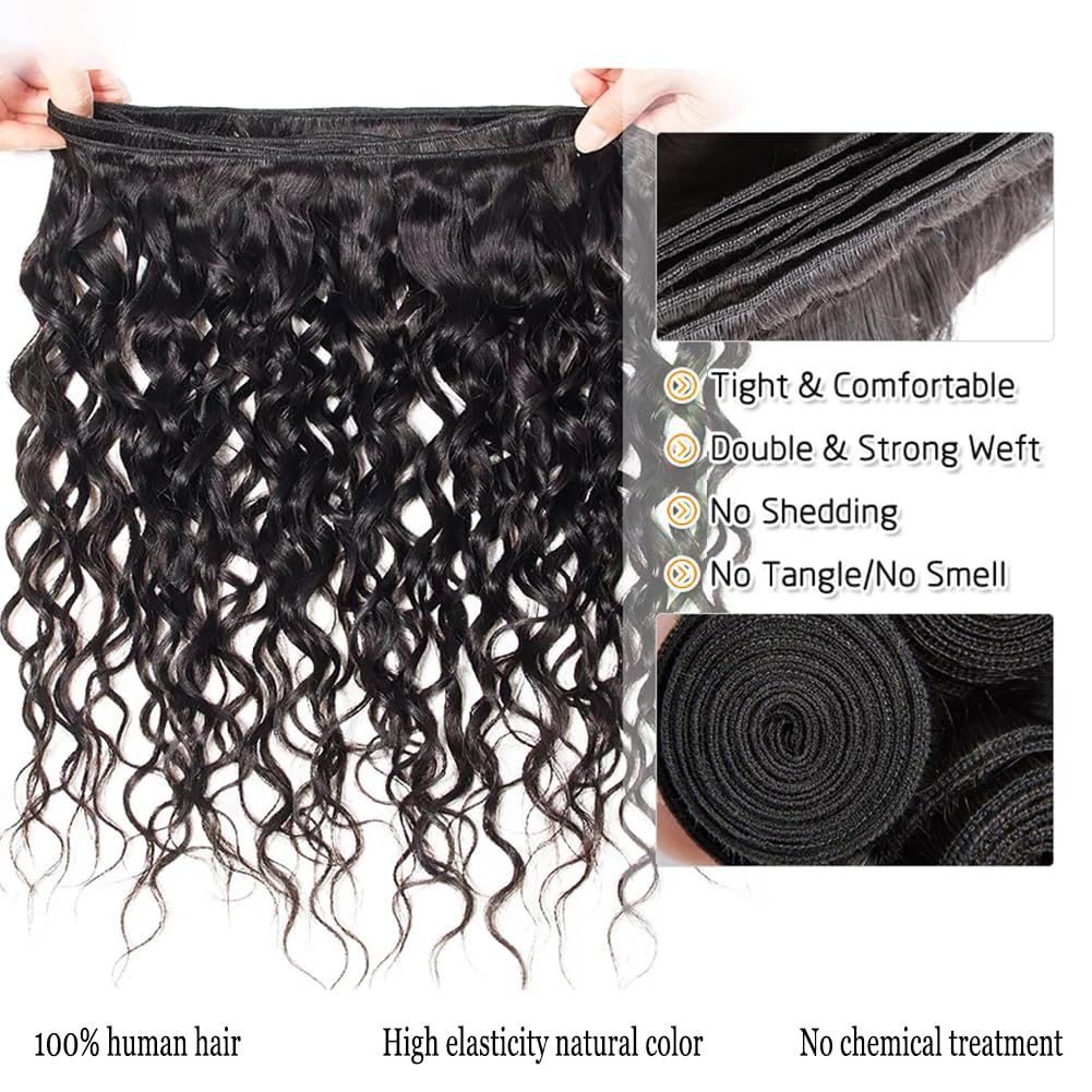 Cheap Peruvian Hair Vendor 12a Grade Virgin Human Hair Bundle with Closure, Cabello Humano Brazilian Hair Weaves for Black Wome