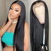 High quality Raw Cambodian Raw Indian Hair Glueless 13*6 Full Hd Lace Frontal Wigs