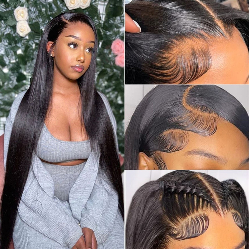 13x6 hd human hair Lace front Wig 24inch 